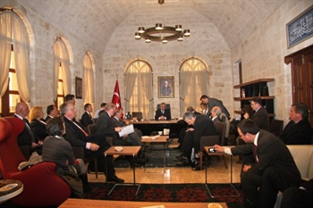 AB Büyükelçileri Tarihi Mardin Valilik Konağında Buluştular